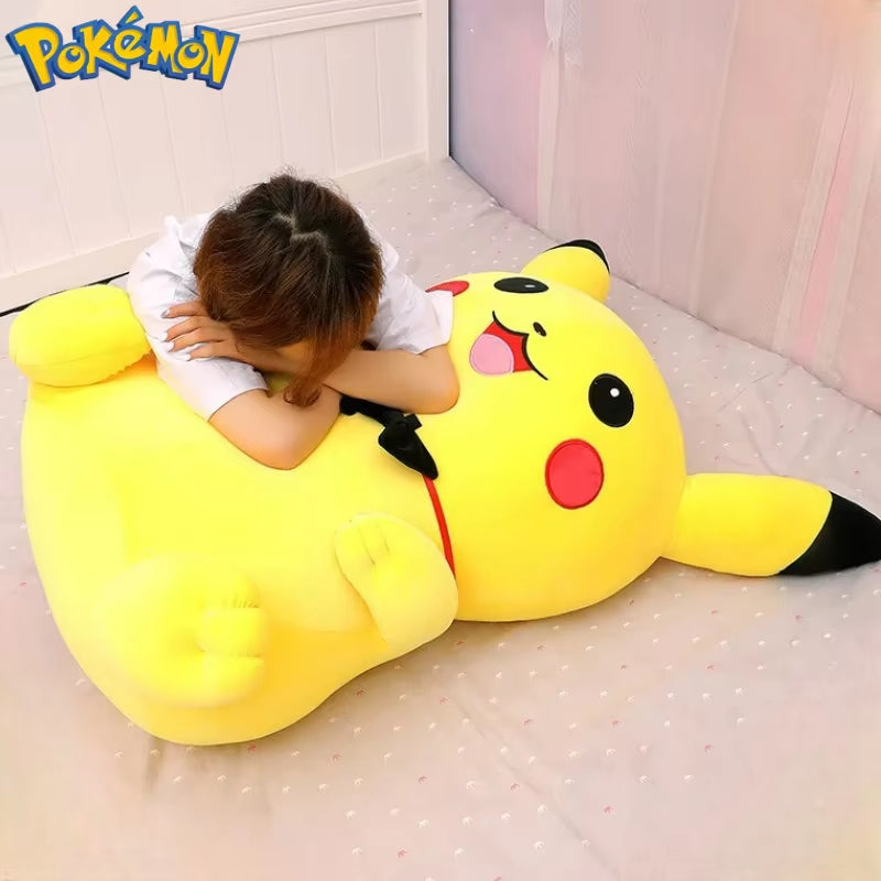 40/50/60/80/100CM Big Size Pokemon Pikachu Plush Toy Kawaii Stuffed Cartoon Anime Comfortable Soft Doll Christmas Plushies Gift
