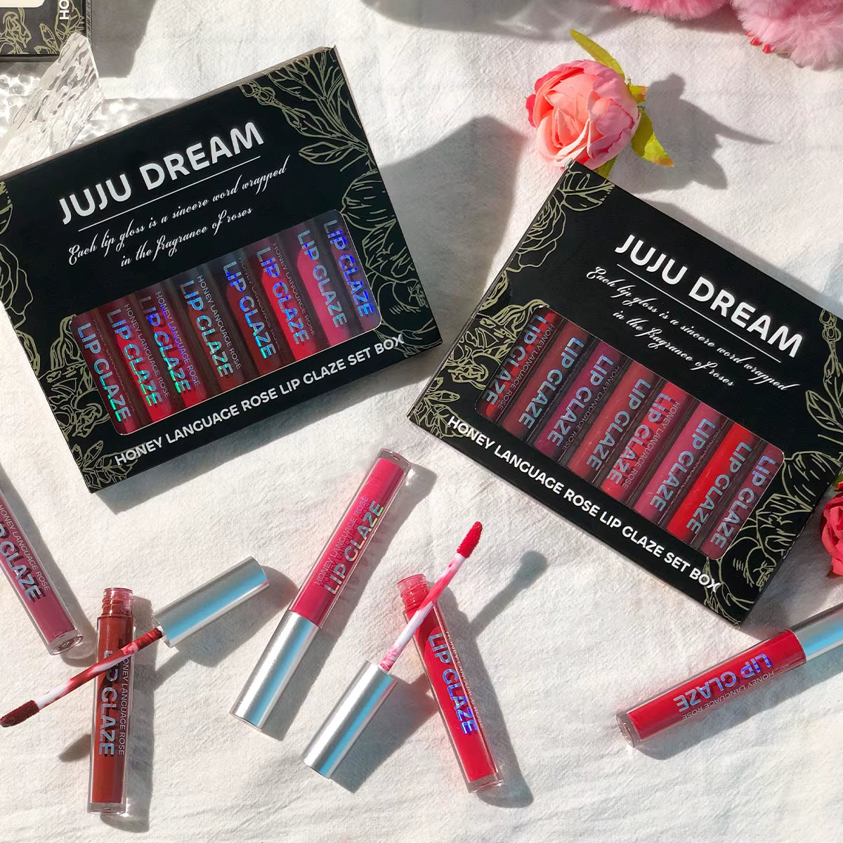 10 Pcs Long-Lasting Nude Lip Gloss Matte Satin Lipstick Waterproof Liquid Lipstick Moisturizing Lip Gloss