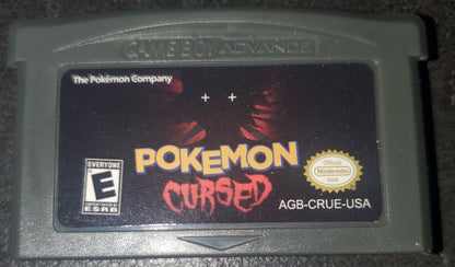 Pokemon Cursed GBA ROM Hack Video Game Custom Gameboy Advance