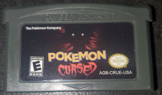 Pokemon Cursed GBA ROM Hack Video Game Custom Gameboy Advance