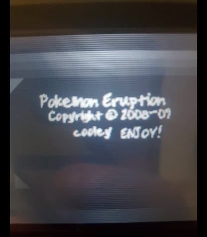 Pokemon Eruption GBA ROM Hack Video Game Custom Gameboy Advance