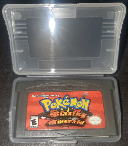 Pokemon Blazing Emerald GBA ROM Hack Video Game Custom Gameboy Advance