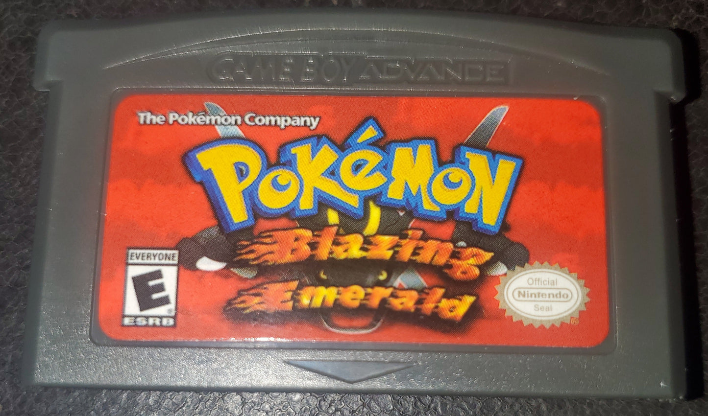 Pokemon Blazing Emerald GBA ROM Hack Video Game Custom Gameboy Advance
