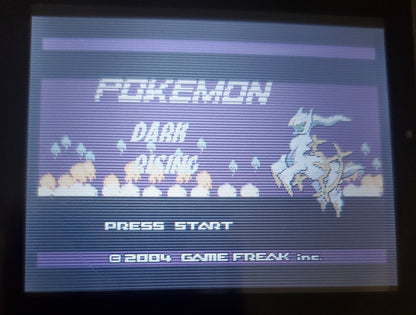 Pokemon Dark Rising GBA ROM Hack Video Game Boy Advance