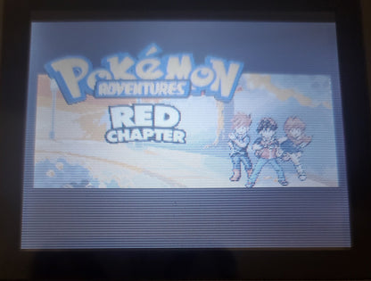 Pokemon Adventures Red Chapter GBA ROM Hack Video Game Boy Advance
