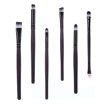Litymitzromq Makeup Brushes 6 Pcs Make up Cosmetics Brushes Eyeshadow Eyeliner Beauty Tool Set Kit Gift Blending Powder Blush Concealers Highlighter Eye Shadows Brushes Kit