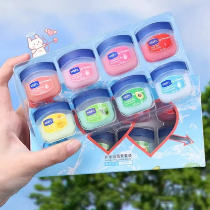 4/6/8Pcs Moisturizing Lip Balm Set Whitening Moisturizing Base Natural Plant Base Moisturizing Crack Lip Care Jelly Moisturizer