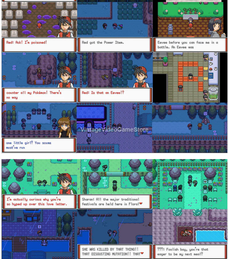 Pokemon Adventures Red Chapter GBA ROM Hack Video Game Boy Advance