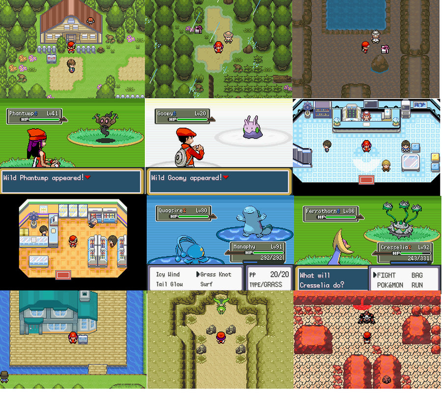 Pokemon Dark Rising GBA ROM Hack Video Game Boy Advance
