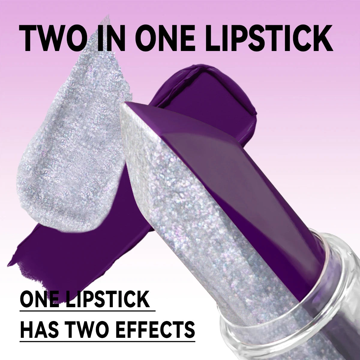 Purple Lipstick Temperature Discoloration Red Rose Moisturizing Lipstick Cosmetics Easy-To-Use Lipstick Refill