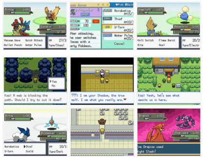 Pokemon Dark Rising GBA ROM Hack Video Game Boy Advance