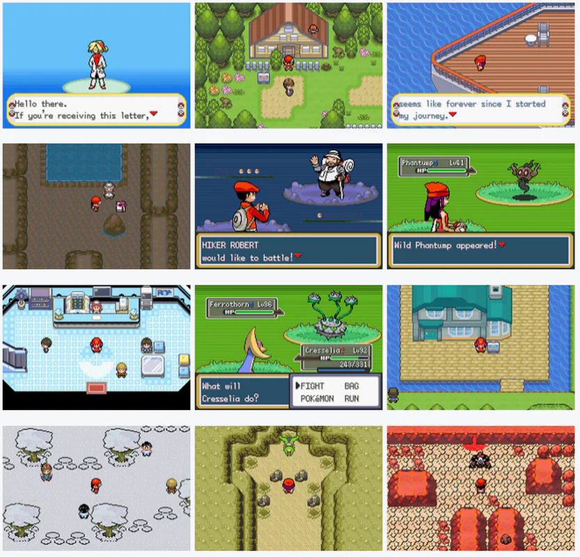 Pokemon Dark Rising GBA ROM Hack Video Game Boy Advance