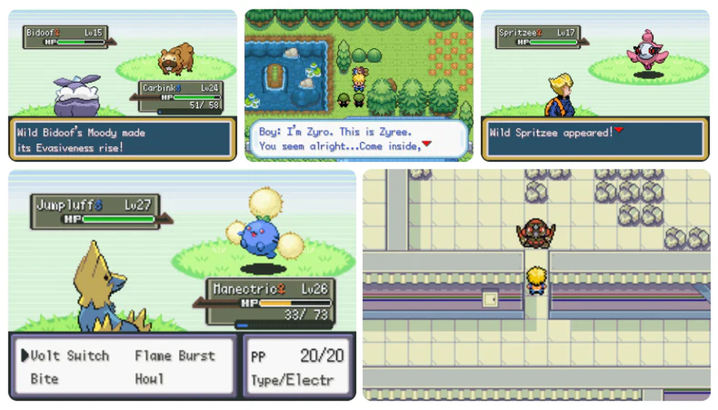Pokemon Dark Rising GBA ROM Hack Video Game Boy Advance