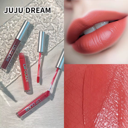10 Pcs Long-Lasting Nude Lip Gloss Matte Satin Lipstick Waterproof Liquid Lipstick Moisturizing Lip Gloss